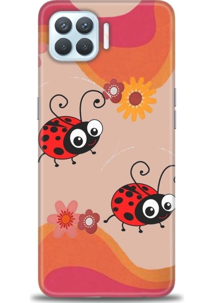 Oppo Reno 4 Lite Ile Uyumlu Hd Baskılı Silikon (Ortasertlikte) Kılıf - 605