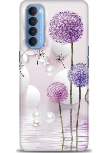 Oppo Reno 4 Pro Ile Uyumlu Hd Baskılı Silikon (Ortasertlikte) Kılıf - 342