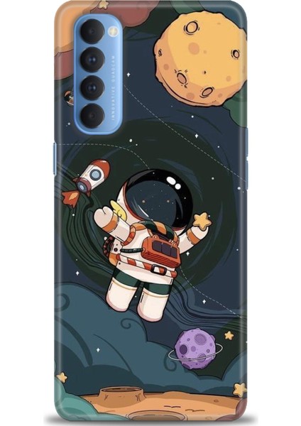 Oppo Reno 4 Pro Ile Uyumlu Hd Baskılı Silikon (Ortasertlikte) Kılıf - 377