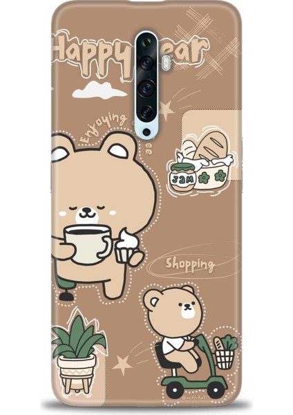 Oppo Reno 2z Ile Uyumlu Hd Baskılı Silikon (Ortasertlikte) Kılıf - 773