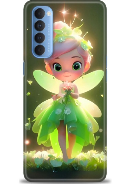 Oppo Reno 4 Pro Ile Uyumlu Hd Baskılı Silikon (Ortasertlikte) Kılıf - 878