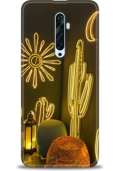 Oppo Reno 2z Ile Uyumlu Hd Baskılı Silikon (Ortasertlikte) Kılıf - 325