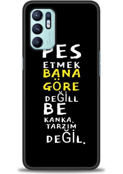 Oppo Reno 6 Ile Uyumlu Hd Baskılı Silikon (Ortasertlikte) Kılıf - 475