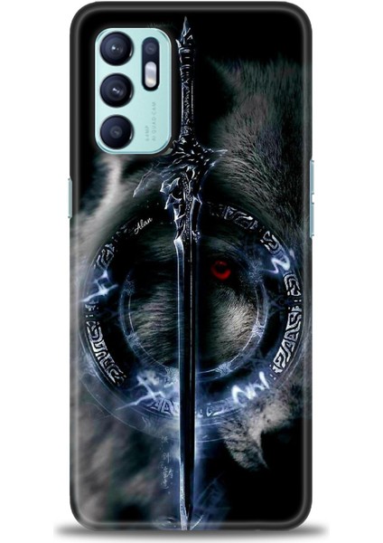 Oppo Reno 6 Ile Uyumlu Hd Baskılı Silikon (Ortasertlikte) Kılıf - 645