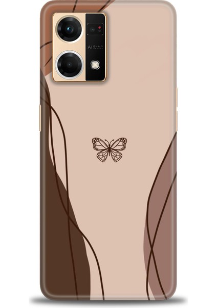 Oppo Reno 7 Ile Uyumlu Hd Baskılı Silikon (Ortasertlikte) Kılıf - 692