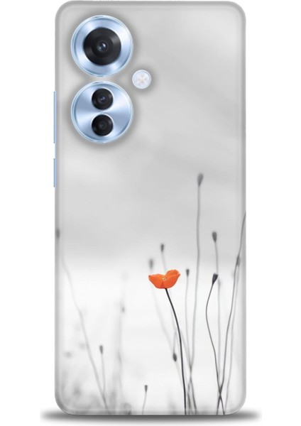 Oppo Reno 11F Ile Uyumlu Hd Baskılı Silikon (Ortasertlikte) Kılıf - 755