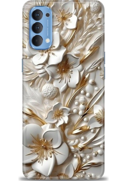 Oppo Reno 4 Ile Uyumlu Hd Baskılı Silikon (Ortasertlikte) Kılıf - 978