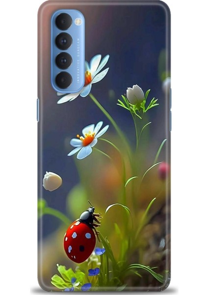 Oppo Reno 4 Pro Ile Uyumlu Hd Baskılı Silikon (Ortasertlikte) Kılıf - 29
