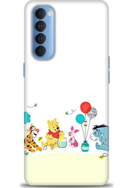 Oppo Reno 4 Pro Ile Uyumlu Hd Baskılı Silikon (Ortasertlikte) Kılıf - 966