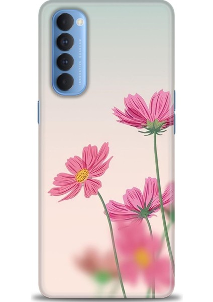 Oppo Reno 4 Pro Ile Uyumlu Hd Baskılı Silikon (Ortasertlikte) Kılıf - 975