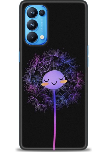 Oppo Reno 5 Pro Ile Uyumlu Hd Baskılı Silikon (Ortasertlikte) Kılıf - 254