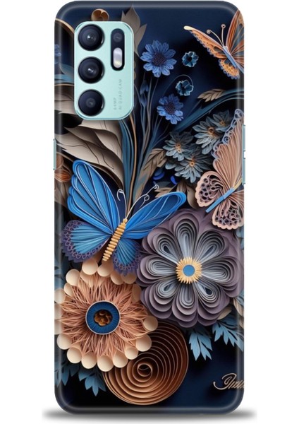 Oppo Reno 6 Ile Uyumlu Hd Baskılı Silikon (Ortasertlikte) Kılıf - 351