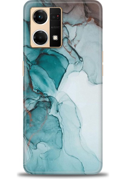 Oppo Reno 7 Ile Uyumlu Hd Baskılı Silikon (Ortasertlikte) Kılıf - 212