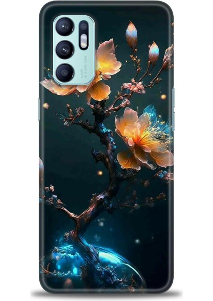 Oppo Reno 6 Ile Uyumlu Hd Baskılı Silikon (Ortasertlikte) Kılıf - 358