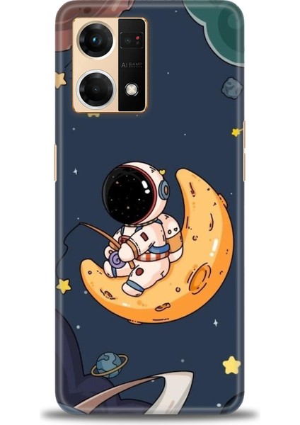 Oppo Reno 7 Ile Uyumlu Hd Baskılı Silikon (Ortasertlikte) Kılıf - 69