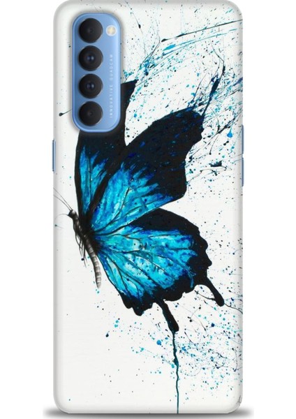 Oppo Reno 4 Pro Ile Uyumlu Hd Baskılı Silikon (Ortasertlikte) Kılıf - 115