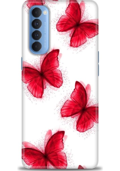 Oppo Reno 4 Pro Ile Uyumlu Hd Baskılı Silikon (Ortasertlikte) Kılıf - 183