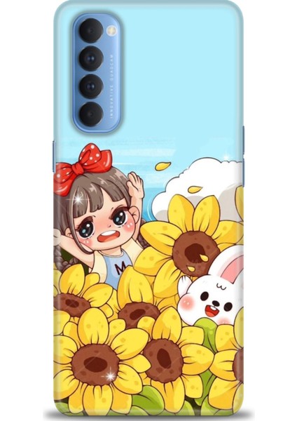 Oppo Reno 4 Pro Ile Uyumlu Hd Baskılı Silikon (Ortasertlikte) Kılıf - 506