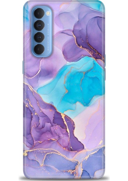 Oppo Reno 4 Pro Ile Uyumlu Hd Baskılı Silikon (Ortasertlikte) Kılıf - 802