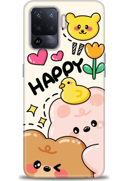 Oppo Reno 5 Lite Ile Uyumlu Hd Baskılı Silikon (Ortasertlikte) Kılıf - 302