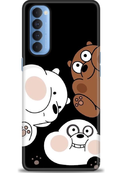 Oppo Reno 4 Pro Ile Uyumlu Hd Baskılı Silikon (Ortasertlikte) Kılıf - 131