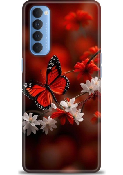 Oppo Reno 4 Pro Ile Uyumlu Hd Baskılı Silikon (Ortasertlikte) Kılıf - 616