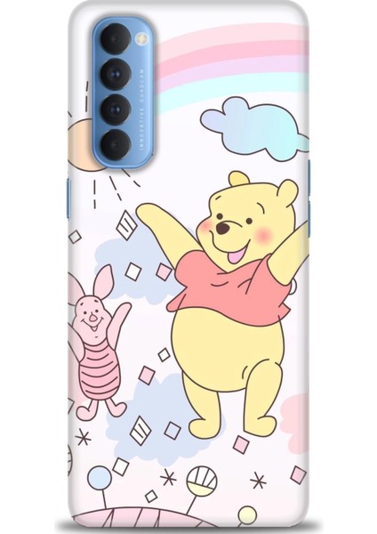 Oppo Reno 4 Pro Ile Uyumlu Hd Baskılı Silikon (Ortasertlikte) Kılıf - 68
