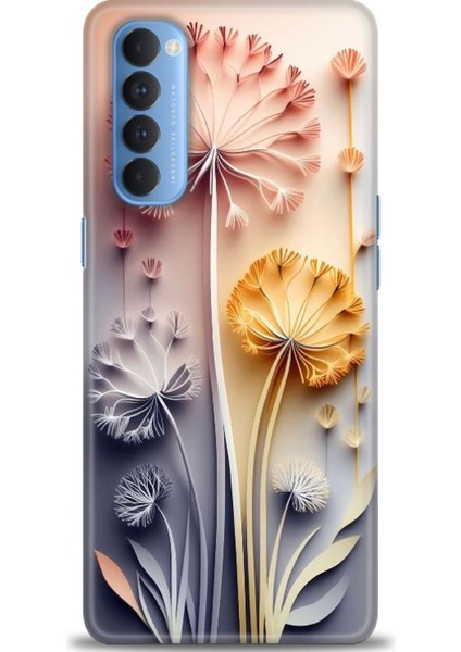 Oppo Reno 4 Pro Ile Uyumlu Hd Baskılı Silikon (Ortasertlikte) Kılıf - 180