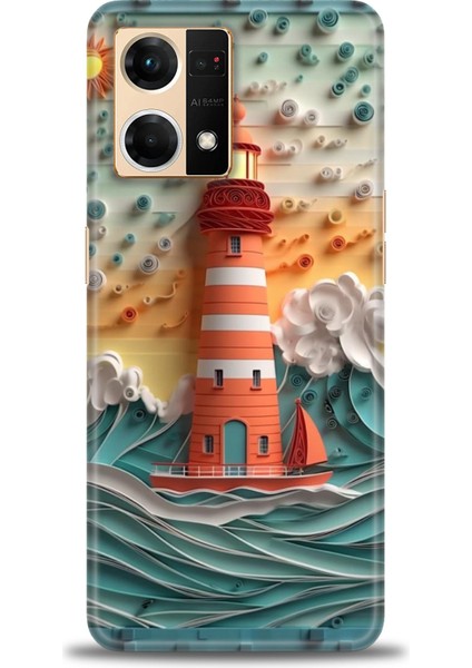 Oppo Reno 7 Ile Uyumlu Hd Baskılı Silikon (Ortasertlikte) Kılıf - 881