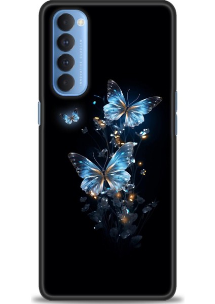 Oppo Reno 4 Pro Ile Uyumlu Hd Baskılı Silikon (Ortasertlikte) Kılıf - 114