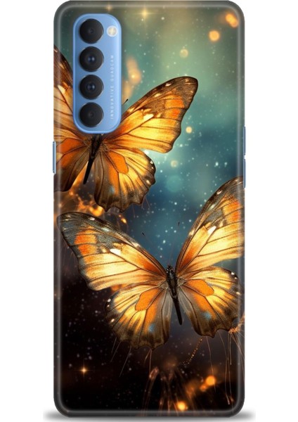 Oppo Reno 4 Pro Ile Uyumlu Hd Baskılı Silikon (Ortasertlikte) Kılıf - 933