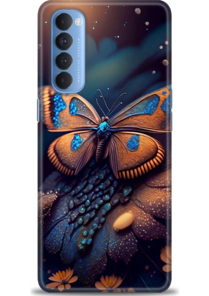Oppo Reno 4 Pro Ile Uyumlu Hd Baskılı Silikon (Ortasertlikte) Kılıf - 932