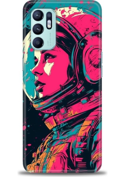 Oppo Reno 6 Ile Uyumlu Hd Baskılı Silikon (Ortasertlikte) Kılıf - 434