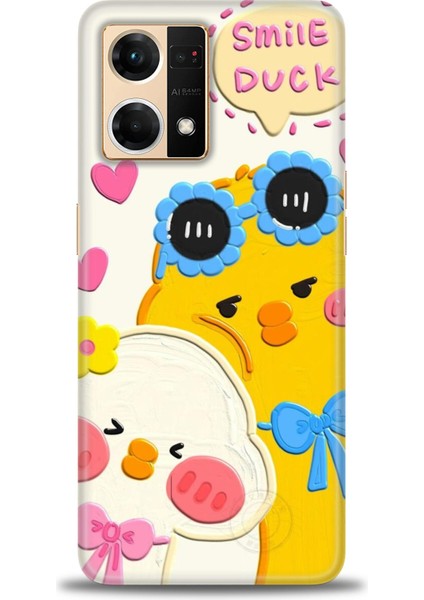 Oppo Reno 7 Ile Uyumlu Hd Baskılı Silikon (Ortasertlikte) Kılıf - 679