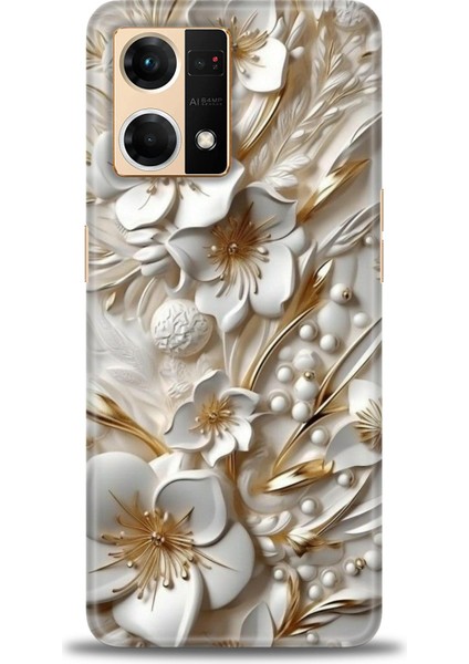 Oppo Reno 7 Ile Uyumlu Hd Baskılı Silikon (Ortasertlikte) Kılıf - 978