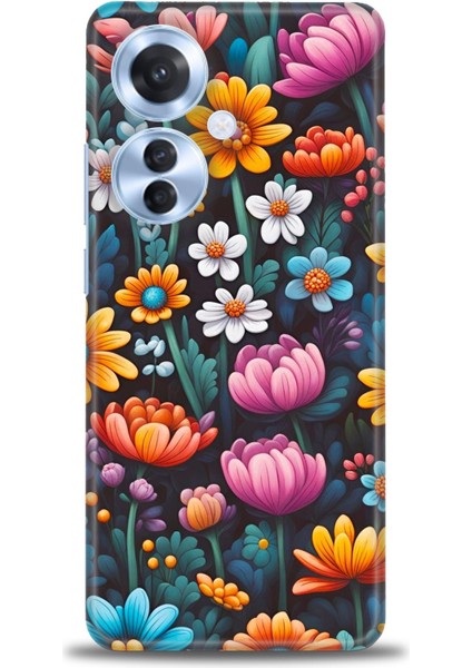 Oppo Reno 11F Ile Uyumlu Hd Baskılı Silikon (Ortasertlikte) Kılıf - 533
