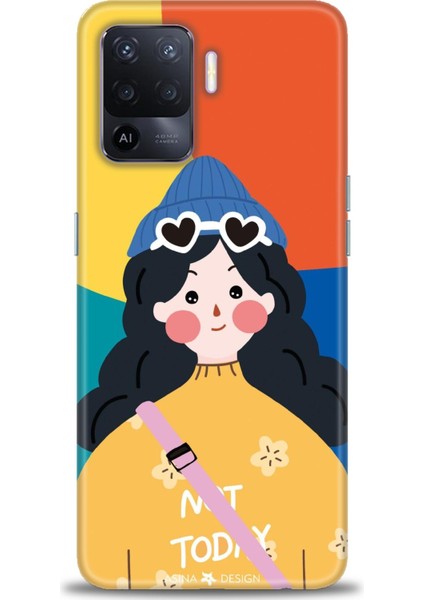 Oppo Reno 5 Lite Ile Uyumlu Hd Baskılı Silikon (Ortasertlikte) Kılıf - 791