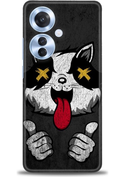 Oppo Reno 11F Ile Uyumlu Hd Baskılı Silikon (Ortasertlikte) Kılıf - 483