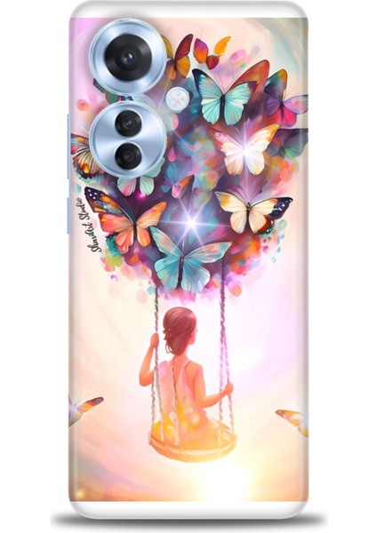 Oppo Reno 11F Ile Uyumlu Hd Baskılı Silikon (Ortasertlikte) Kılıf - 931