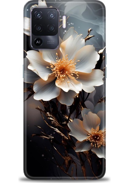 Oppo Reno 5 Lite Ile Uyumlu Hd Baskılı Silikon (Ortasertlikte) Kılıf - 357