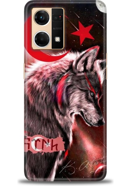 Oppo Reno 7 Ile Uyumlu Hd Baskılı Silikon (Ortasertlikte) Kılıf - 466