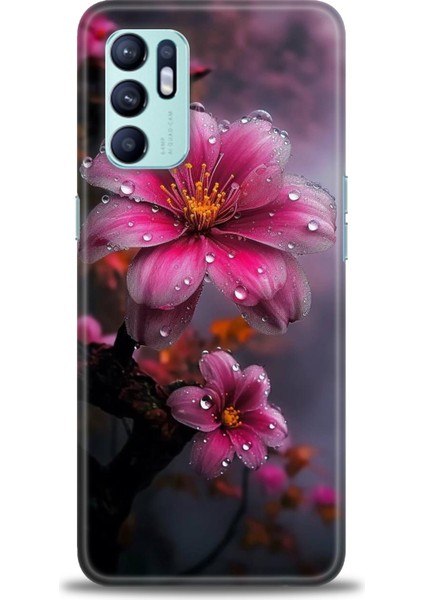 Oppo Reno 6 Ile Uyumlu Hd Baskılı Silikon (Ortasertlikte) Kılıf - 311
