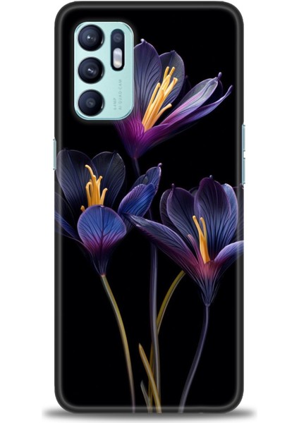 Oppo Reno 6 Ile Uyumlu Hd Baskılı Silikon (Ortasertlikte) Kılıf - 412