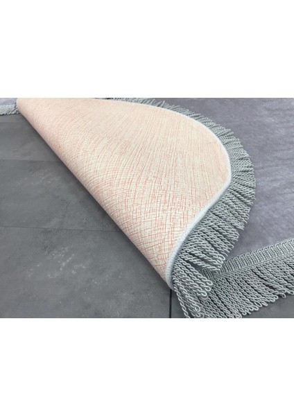 Shareton Oval Gri 3'lü Burgu Saçaklı Banyo Paspası Seti Püsküllü Klozet Takımı fiyatları