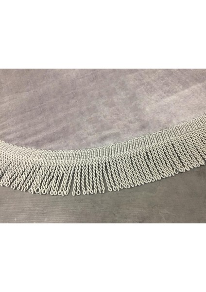 Shareton Oval Gri 3'lü Burgu Saçaklı Banyo Paspası Seti Püsküllü Klozet Takımı fırsatları