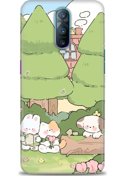 Oppo RX17 Pro Ile Uyumlu Hd Baskılı Silikon (Ortasertlikte) Kılıf - 890