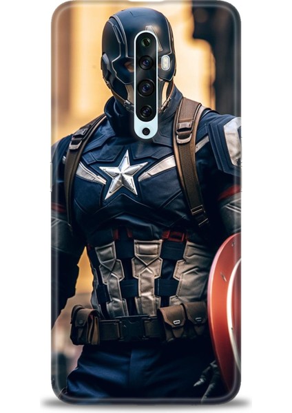 Oppo Reno 2z Ile Uyumlu Hd Baskılı Silikon (Ortasertlikte) Kılıf - 234