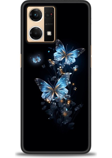 Oppo Reno 7 Ile Uyumlu Hd Baskılı Silikon (Ortasertlikte) Kılıf - 114