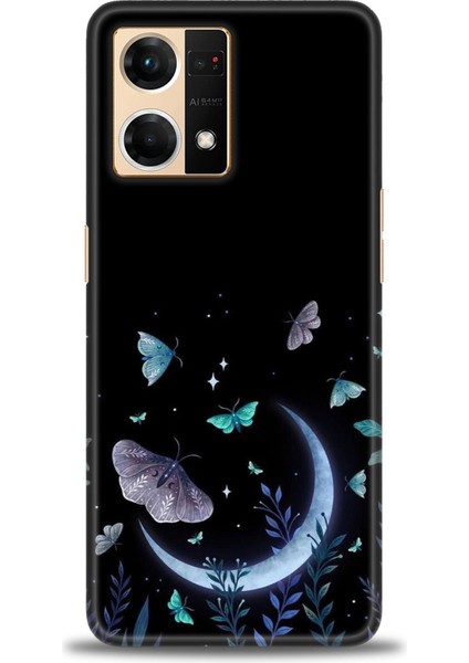 Oppo Reno 7 Ile Uyumlu Hd Baskılı Silikon (Ortasertlikte) Kılıf - 21