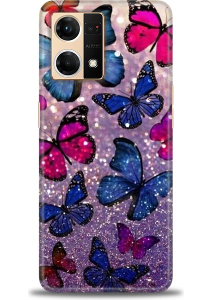 Oppo Reno 7 Ile Uyumlu Hd Baskılı Silikon (Ortasertlikte) Kılıf - 185